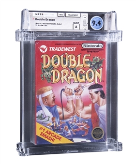 1988 NES Nintendo (USA) "Double Dragon" Sealed Video Game - WATA 9.4/A